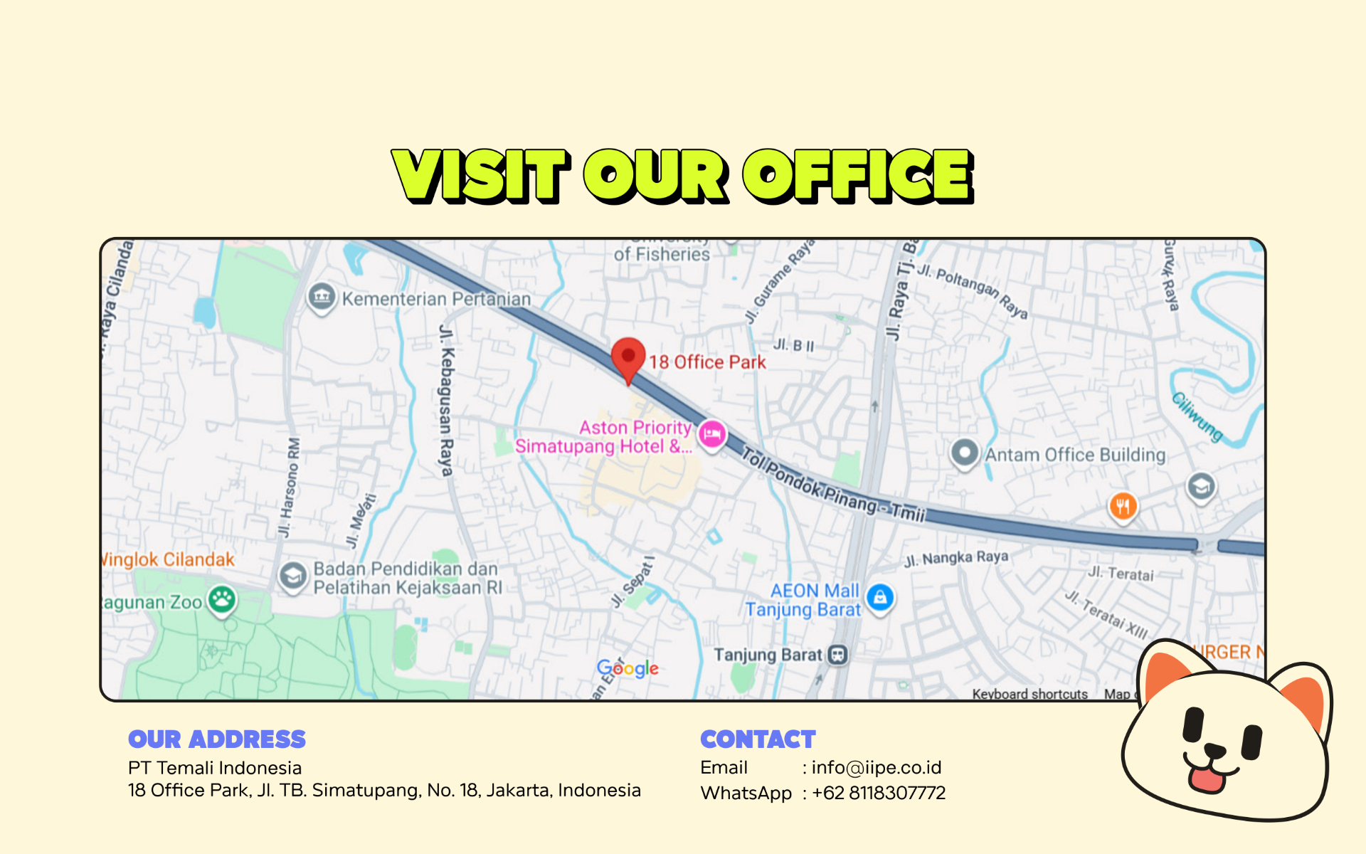 Contact information for IIPE 2026