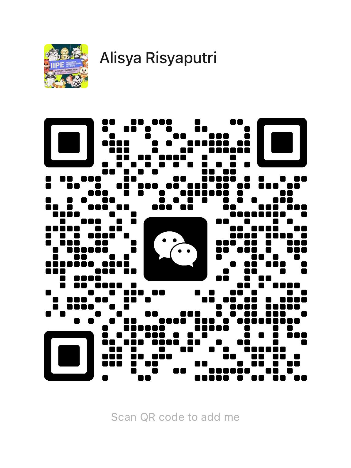 WeChat QR Alisya